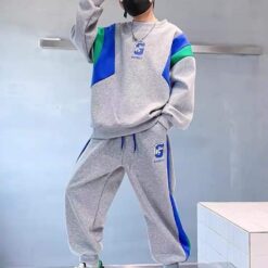 รหัส 0559 ชุดขึ้นเครื่อง สีเทา สีดำ