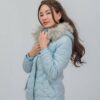 รหัส  0833 Coat Over  เสื้อขนเป็ดฟ้า