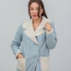 รหัส  0739 Coat Over เสื้อโค้ท ฟ้า ชมพู
