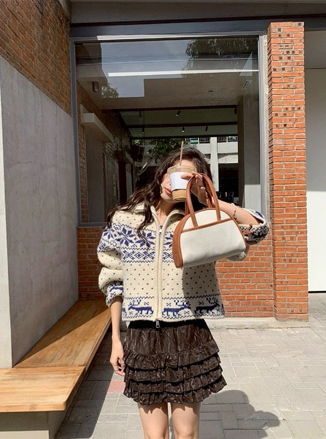รหัส 0567 เสื้อไหมพรม - Image 2