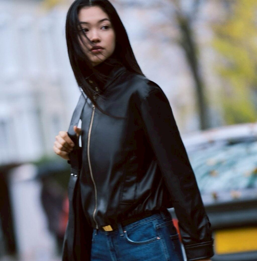 รหัส 0808 แจ๊คเก็ตหนังZARA