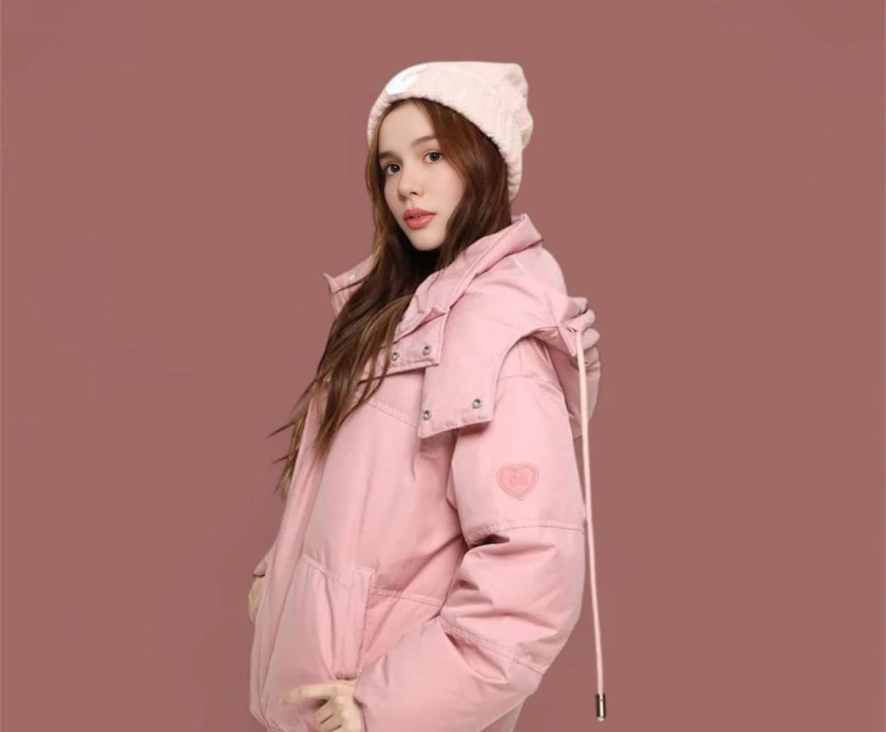 รหัส 0651 Coat Over MINIHEART JACKET DOWN HOODIE มี 2 สี