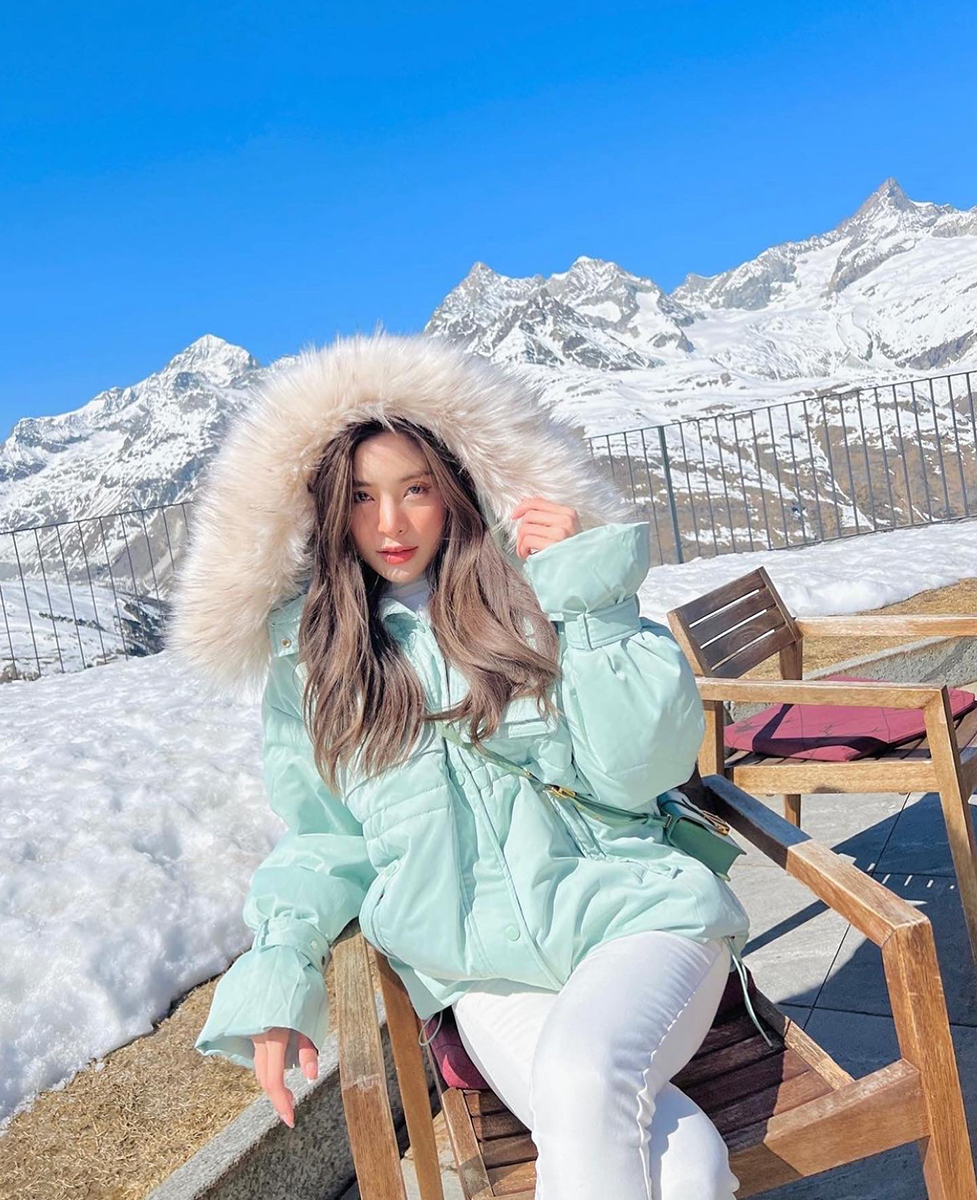 รหัส 0791 Coat Over Down coat with fur -20 - Image 3