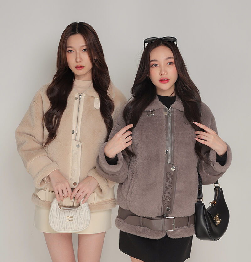รหัส 0752 Coat Over FLUFFY JACKET COAT