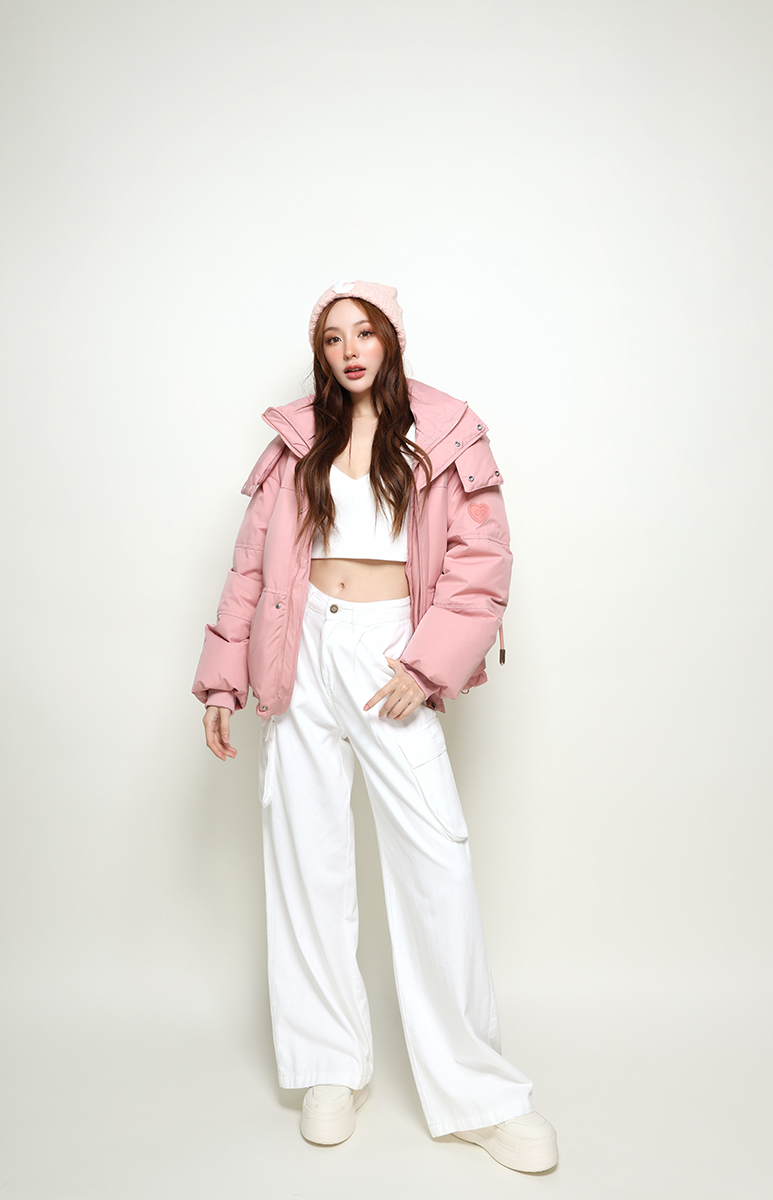 รหัส 0651 Coat Over MINIHEART JACKET DOWN HOODIE มี 2 สี - Image 4