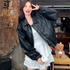 รหัส  0668  เสื้อแจ็กเก็ตหนัง